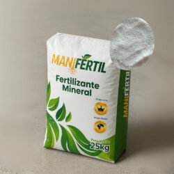 Fertilizante Cloreto de Potássio Branco 62% (KCl 62%) 25 Kg